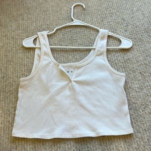 WHITE AEROPOSTALE TANK TOP